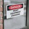 Signmission Heavy Equipment Crossing Danger Sign, Vinyl Decal, 10in W x 7in L, 2PK OS-2PACK-DS-D-710-L-1816 - alternate 4